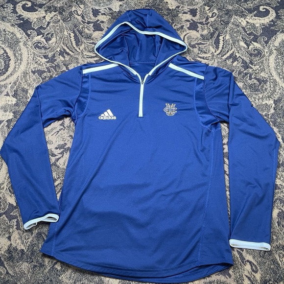 Adidas Pullover Hoodie Collegiate UC Irvine Anteaters Womens Size Medium Blue - Picture 1 of 10